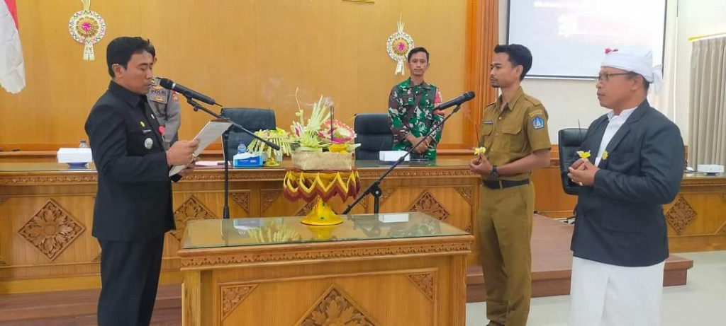 Pelantikan Kepala Lingkungan Bumi Kertha